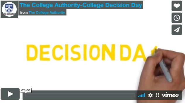 The College Authority-College Decision Day